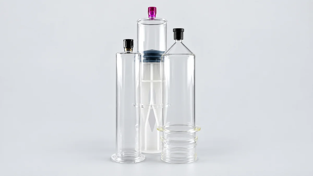 Großvolumige vorfüllbare Spritzen